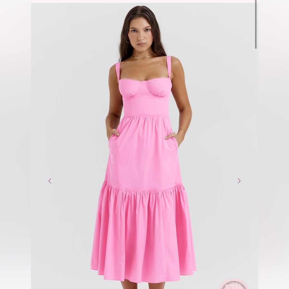 House of CB- Pink Elia Dress